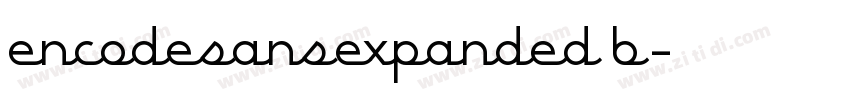 encodesansexpanded b字体转换
